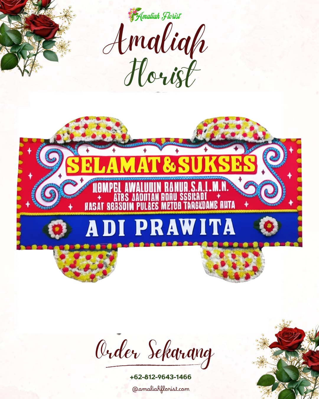 Papan Bunga Ucapan Selamat Prabumulih Selatan