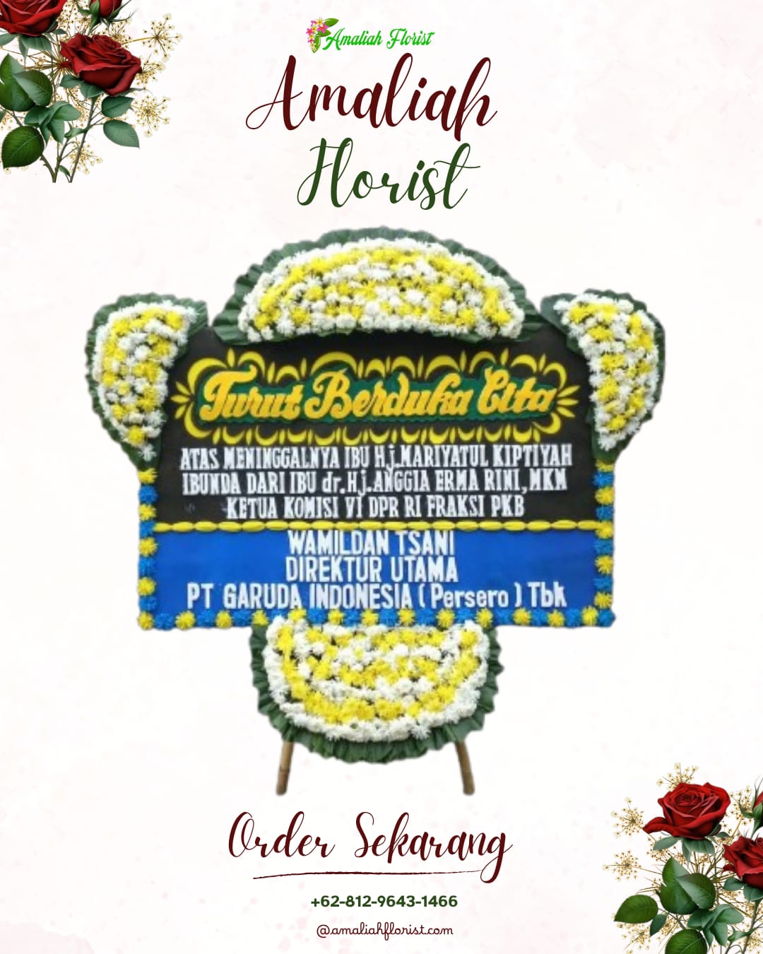 Papan Bunga Duka Prabumulih Selatan